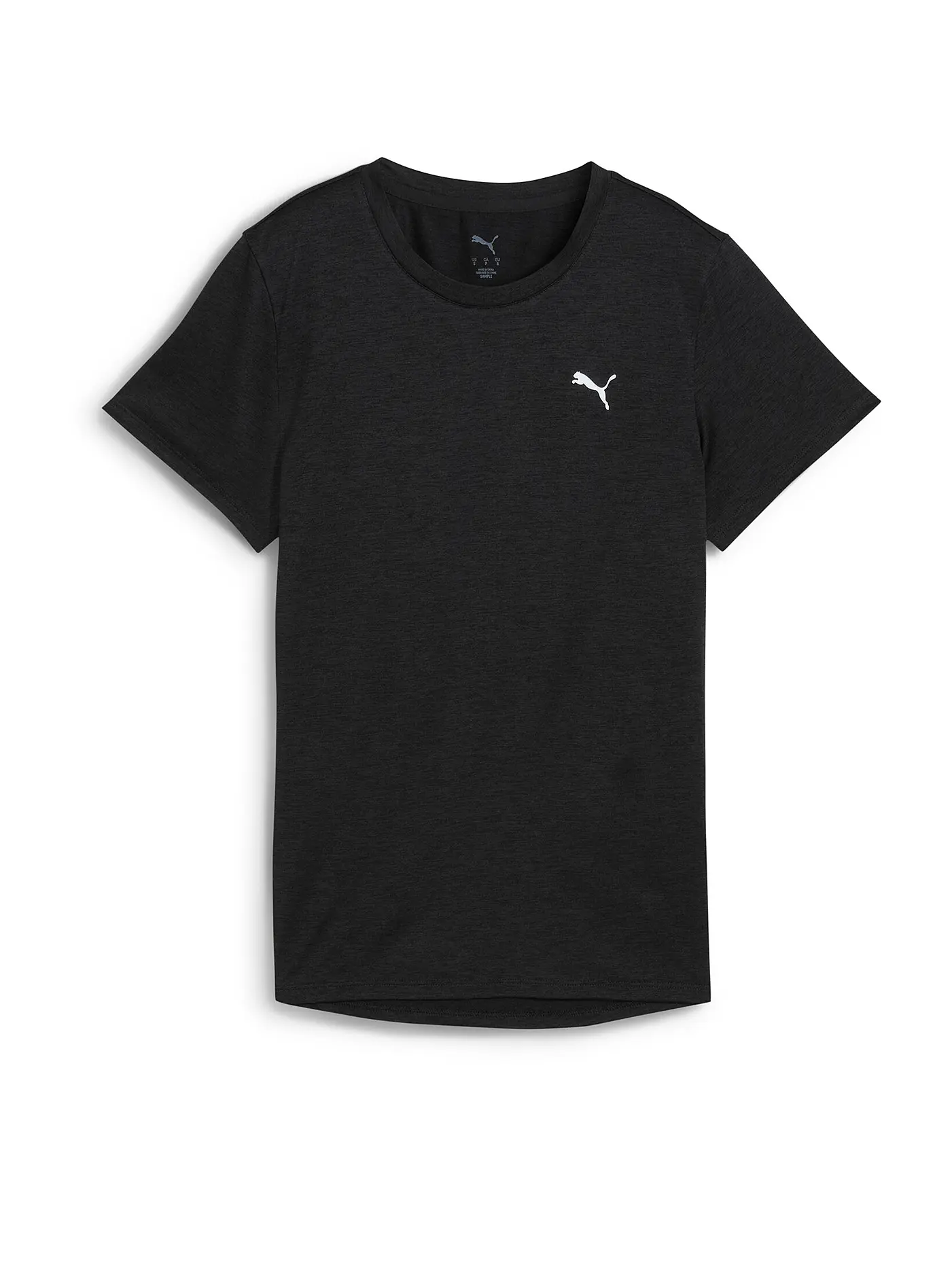 PUMA | Damen Fitnessshirt Essential Heather | schwarz